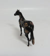 CASANOVA-OOAK BLACK W/FLOWERS DECORATOR STOCK CHIP MODEL HORSE BY JAS FANNING 01/12/18