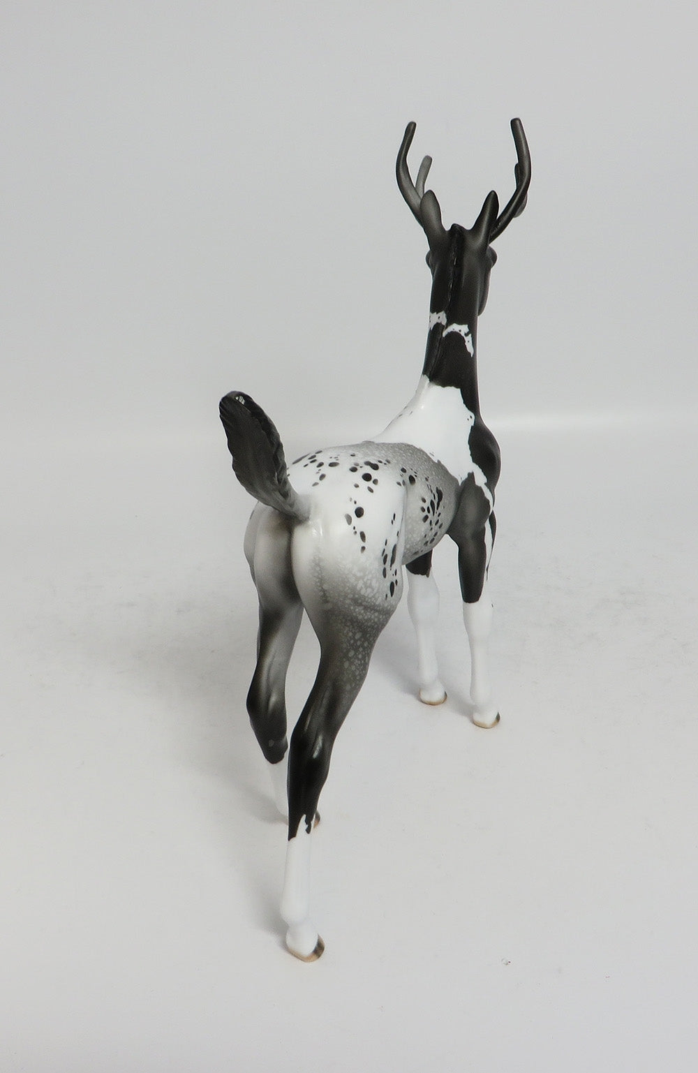 RONNY-OOAK GREY PINTALOOSA ARABIAN FOAL MODEL HORSE BY DAWN QUICK 1/12/18