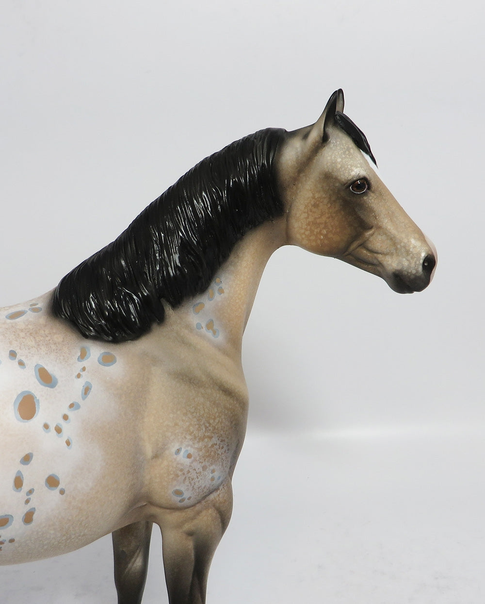 GOAL LINE-OOAK LEOPARD BUCKSKIN APPALOOSA ISH MODEL HORSE SUPER BOWL SALE 2018