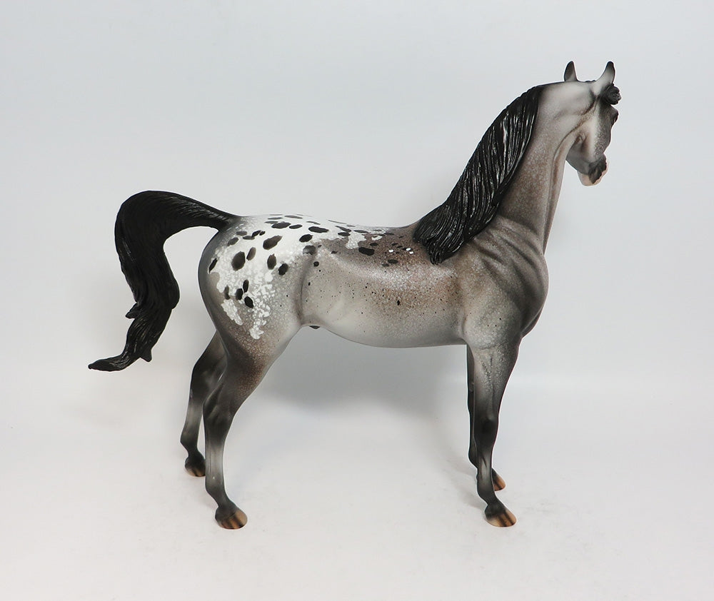 ROSTER - OOAK APPALOOSA ARABIAN MODEL HORSE SUPER BOWL 2018