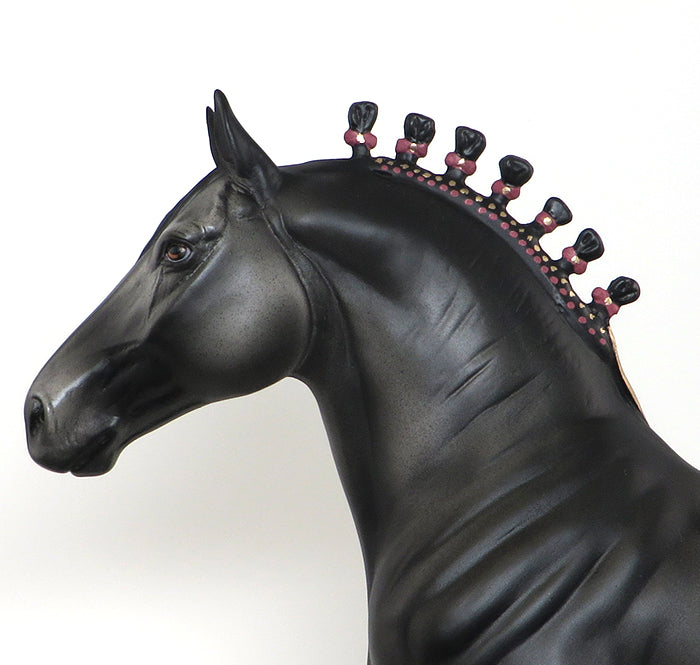 WAHOO - OOAK BLACK &amp; WHITE APPALOOSA STANDING DRAFTER - 10/23