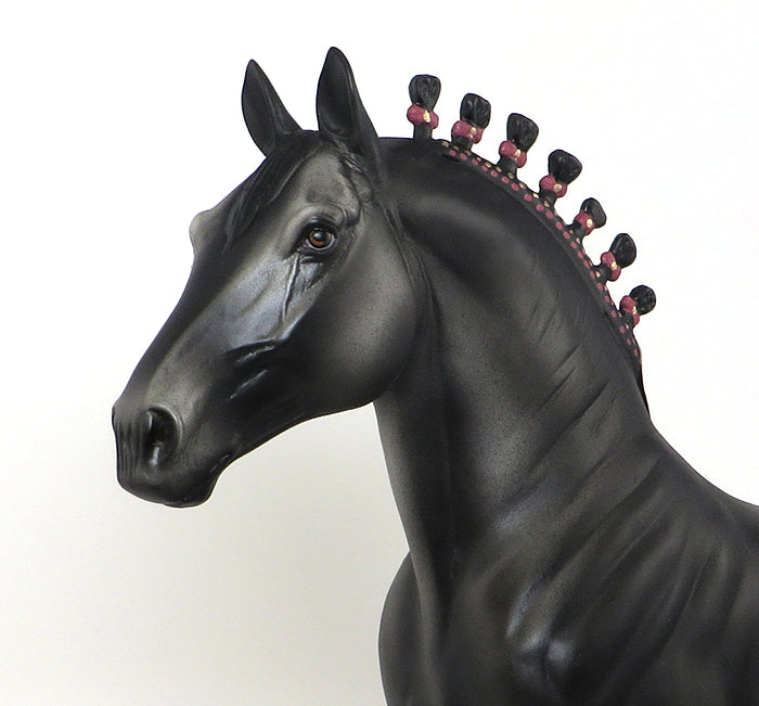 WAHOO - OOAK BLACK &amp; WHITE APPALOOSA STANDING DRAFTER - 10/23