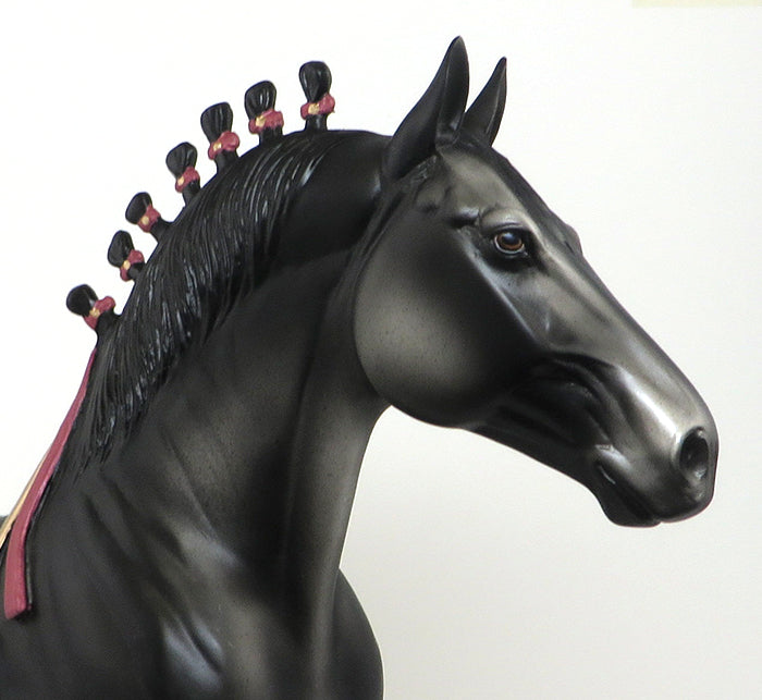 WAHOO - OOAK BLACK &amp; WHITE APPALOOSA STANDING DRAFTER - 10/23