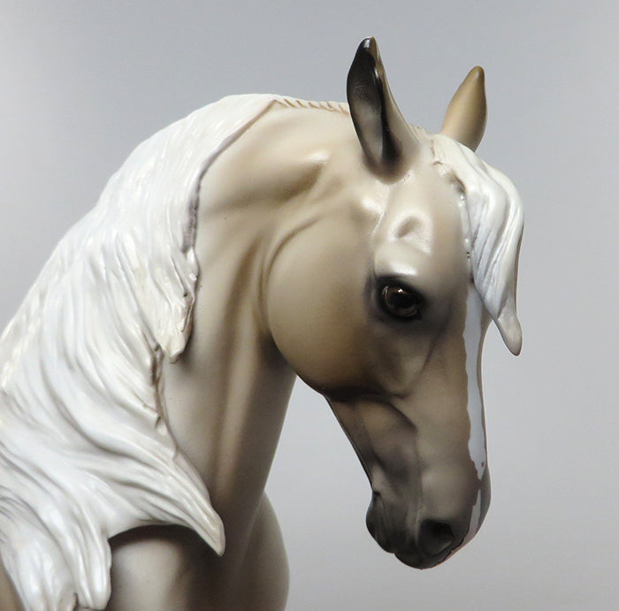 AURELIUS &quot;Golden&quot;-OOAK BEAUTIFUL DUNALINO ANDALUSIAN MODEL HORSE PAINTED &amp; SIGNED BY DAWN QUICK 8/11