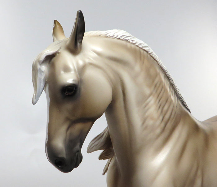 AURELIUS &quot;Golden&quot;-OOAK BEAUTIFUL DUNALINO ANDALUSIAN MODEL HORSE PAINTED &amp; SIGNED BY DAWN QUICK 8/11