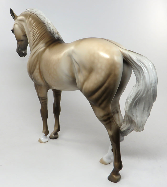 AURELIUS &quot;Golden&quot;-OOAK BEAUTIFUL DUNALINO ANDALUSIAN MODEL HORSE PAINTED &amp; SIGNED BY DAWN QUICK 8/11