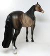 DOMNALL-OOAK SOOTY BUCKSKIN ISH MODEL HORSE Painted &amp; Signed by Dawn Quick 08/10