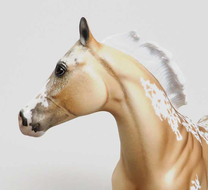 AZTEC EAGLE - OOAK PALOMINO ISH MODEL HORSE - 10/23