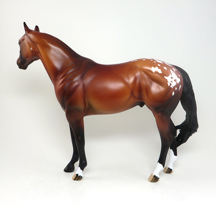COFFEE JITTERS - OOAK BAY APPALOOSA  ISH MODEL HORSE - 2/12