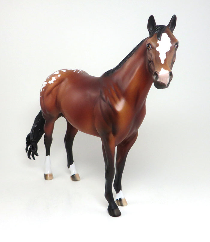 COFFEE JITTERS - OOAK BAY APPALOOSA  ISH MODEL HORSE - 2/12
