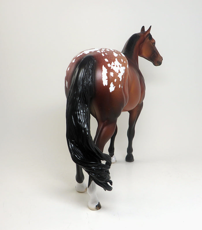 COFFEE JITTERS - OOAK BAY APPALOOSA  ISH MODEL HORSE - 2/12