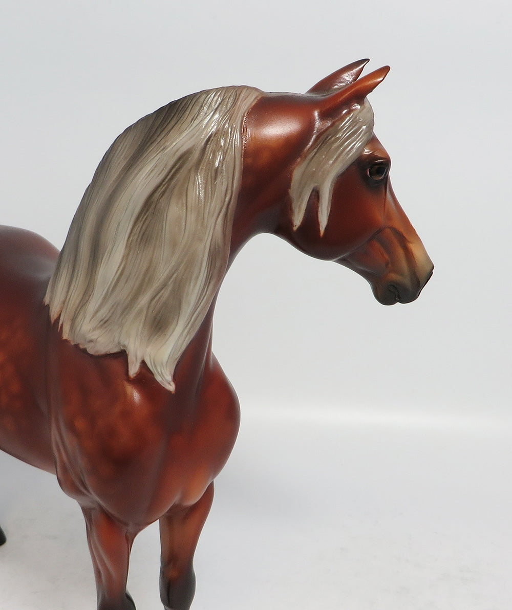 HIGH HOPES - OOAK SILVER BAY MORGAN MODEL HORSE SUPER BOWL 2018