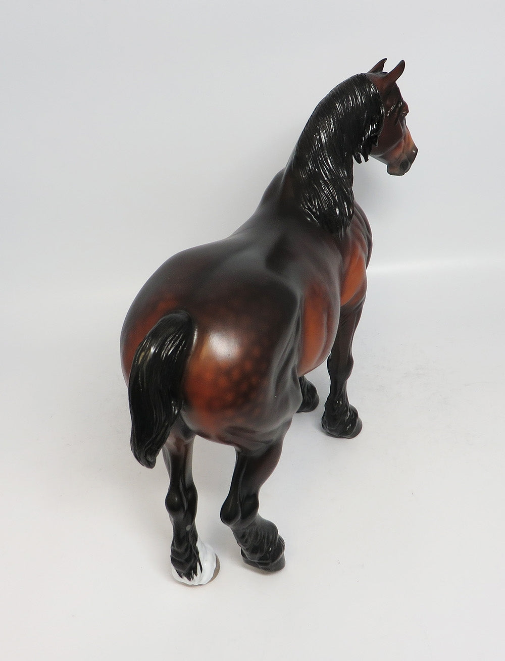 PREMONTION~OOAK DAPPLE BAY HEAVY DRAFT MARE BY SHERYL LEISURE 1/19/18