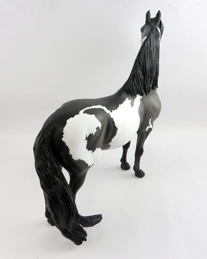 FREEMAN-OOAK BLUE ROAN MORGAN MODEL HORSE 1/17