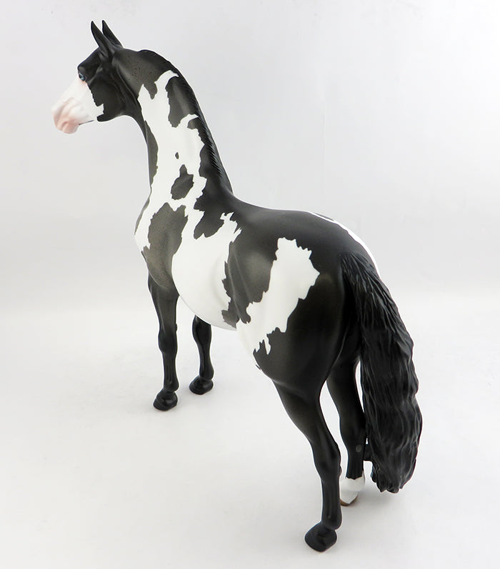 FREEMAN-OOAK BLUE ROAN MORGAN MODEL HORSE 1/17
