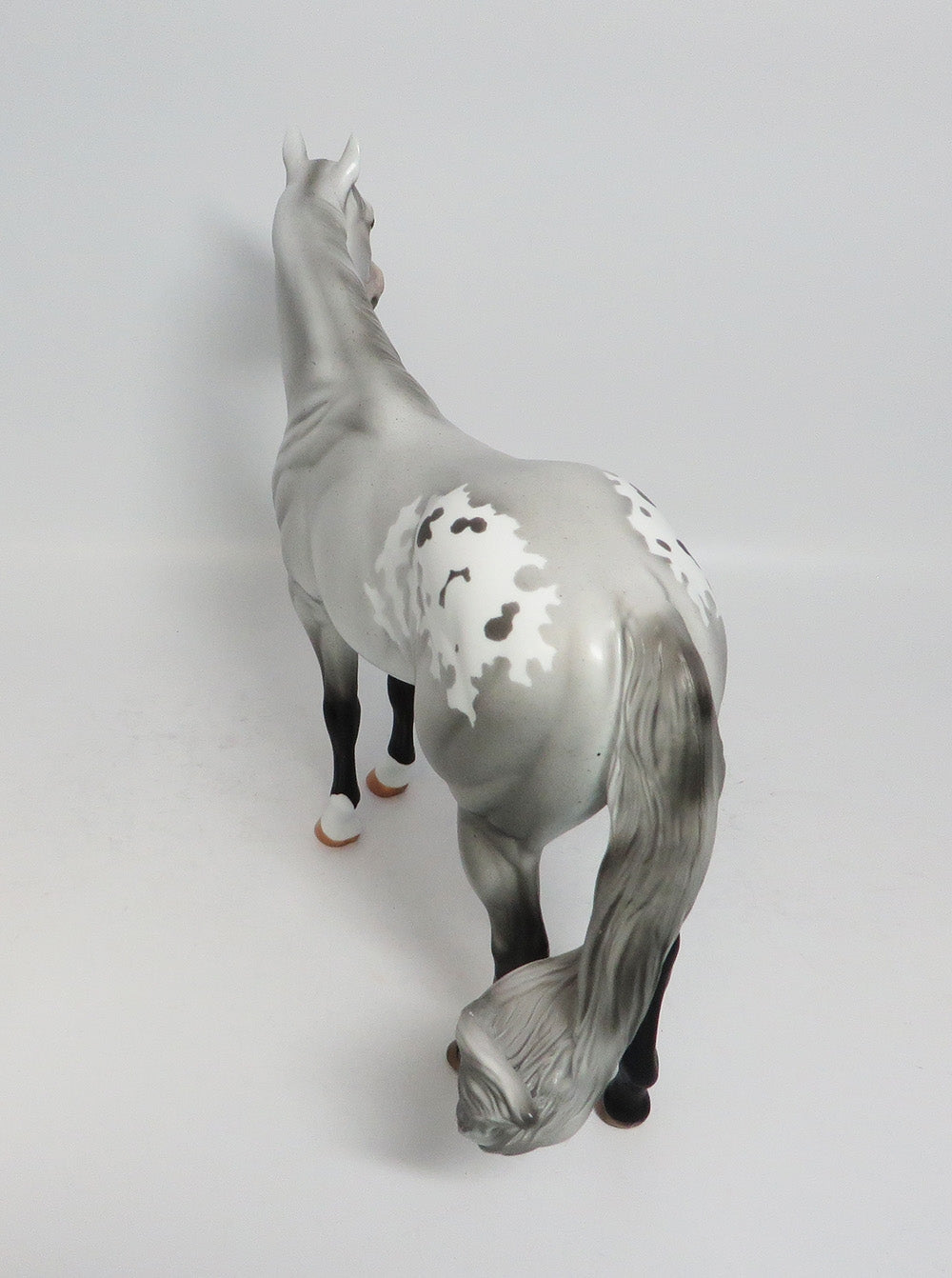 REPEAT AFTER ME-OOAK GREY APPALOOSA ISH MODEL HORSE EQUINE AFFAIRE 2018