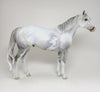 GETTING IMPULSIVE - OOAK DAPPLE GREY PAINT MODEL HORSE - 2/12