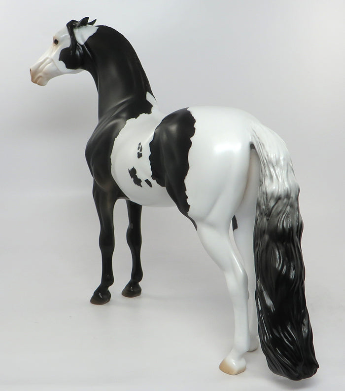 WICKED ROWENA-OOAK DARK BROWN PAINTED MORGAN MODEL HORSE 8/12