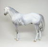 GETTING IMPULSIVE - OOAK DAPPLE GREY PAINT MODEL HORSE - 2/12