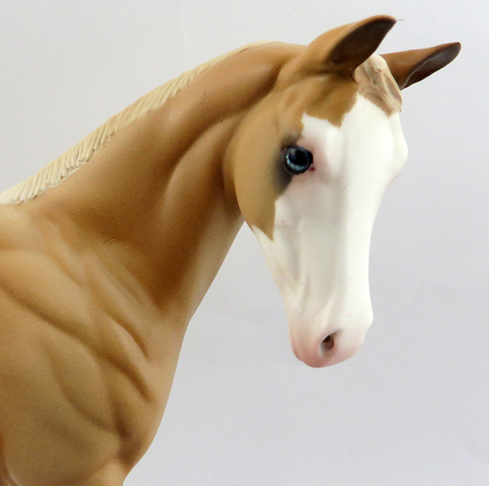 WINGER-OOAK PALOMINO PAINT WEANLING MODEL HORSE 1/19