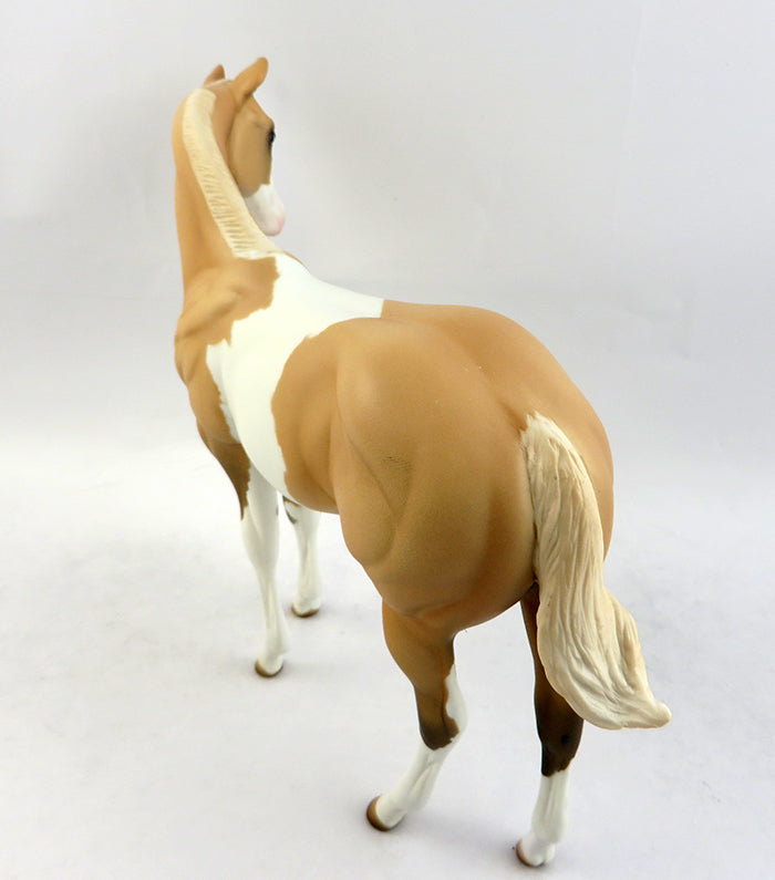 WINGER-OOAK PALOMINO PAINT WEANLING MODEL HORSE 1/19
