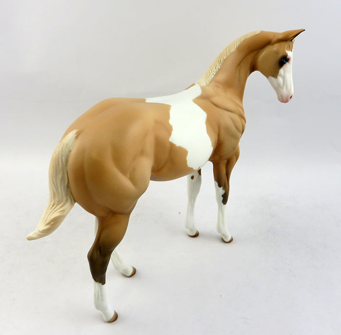 WINGER-OOAK PALOMINO PAINT WEANLING MODEL HORSE 1/19