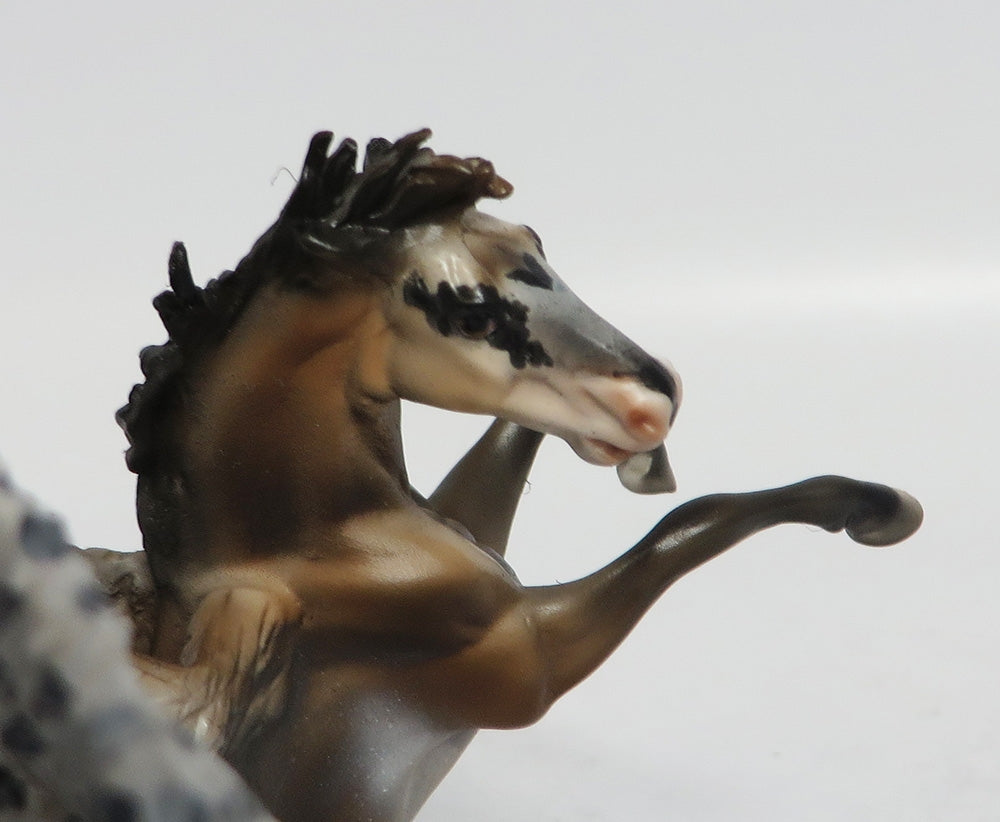 JUMANJI-OOAK REARING CHIP WITH WINGS MODEL HORSE SUPER BOWL SALE 2018