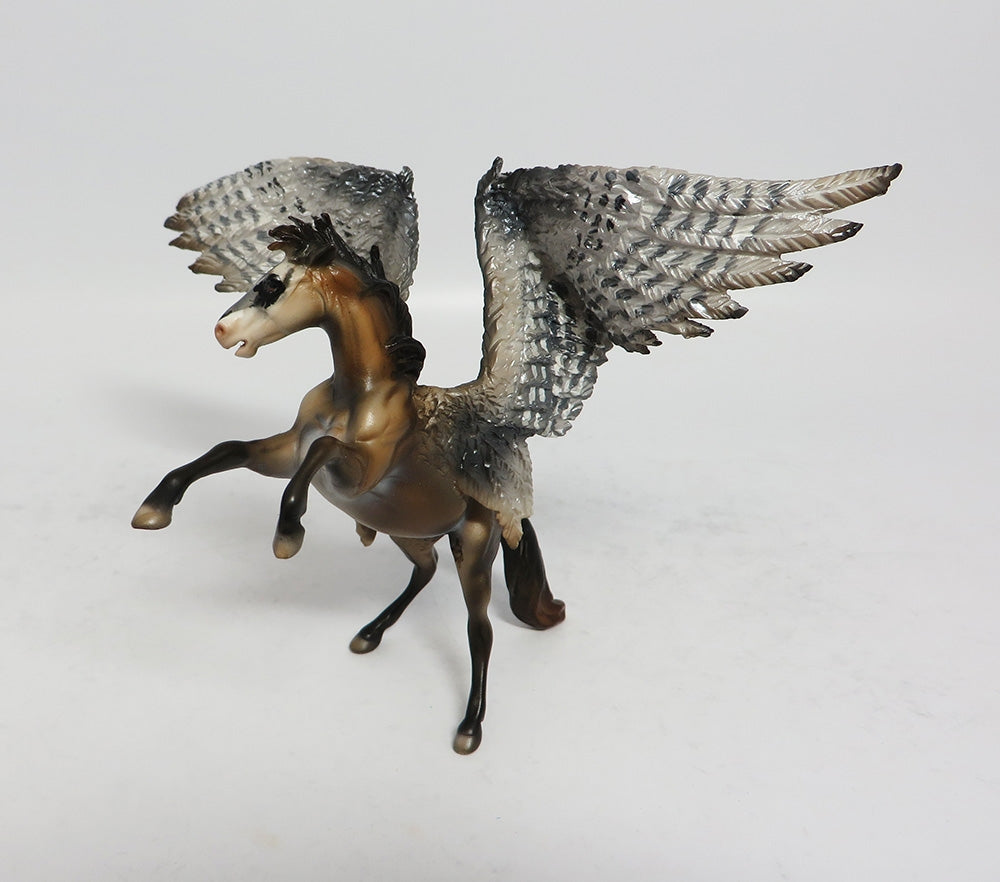 JUMANJI-OOAK REARING CHIP WITH WINGS MODEL HORSE SUPER BOWL SALE 2018
