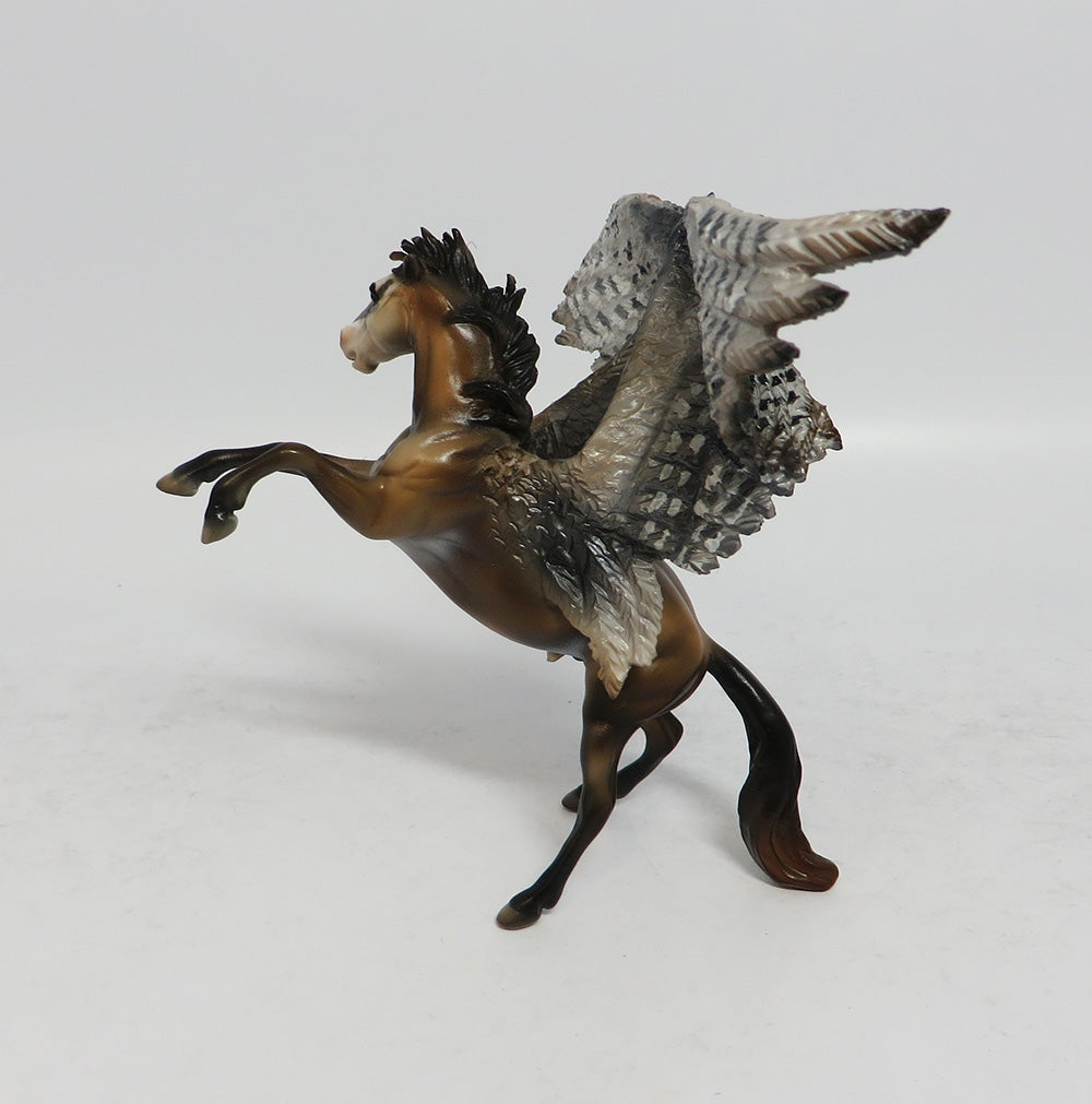 JUMANJI-OOAK REARING CHIP WITH WINGS MODEL HORSE SUPER BOWL SALE 2018