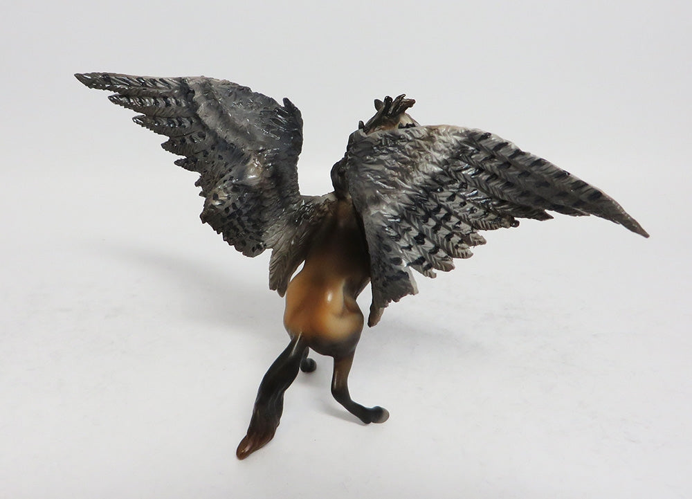 JUMANJI-OOAK REARING CHIP WITH WINGS MODEL HORSE SUPER BOWL SALE 2018