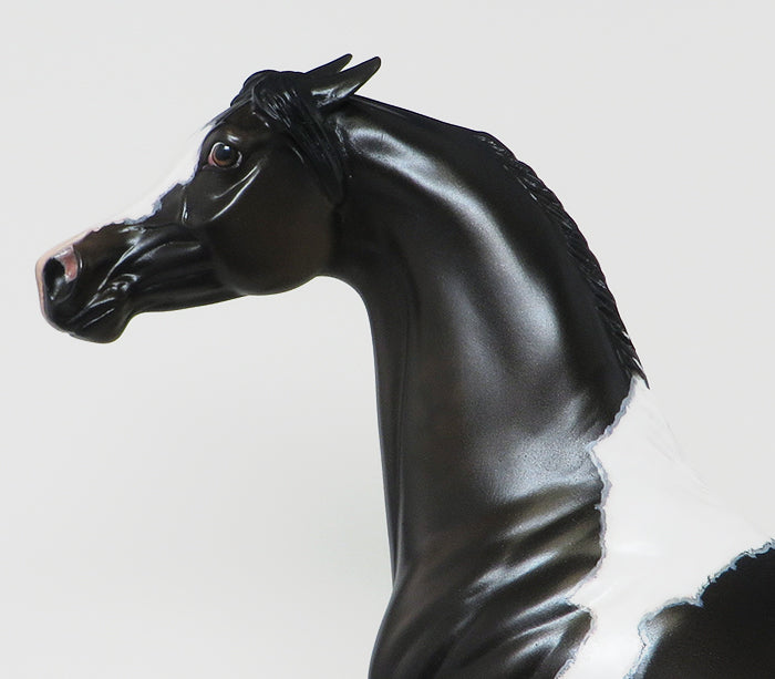 HALF CARAT - OOAK BAY PAINT ARABIAN MODEL HORSE - 10/30