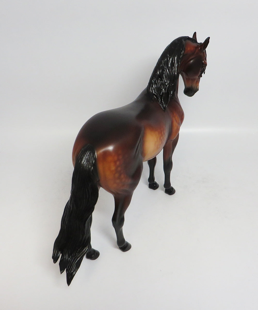 MARIO-OOAK STAR DAPPLE BAY ANDALUSIAN BY SHERYL LEISURE 1-26-18