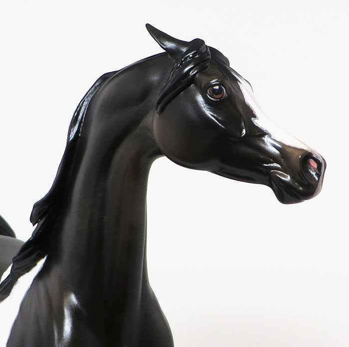 HALF CARAT - OOAK BAY PAINT ARABIAN MODEL HORSE - 10/30