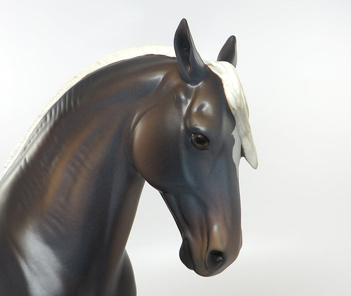 CHIPS de CHOCOLATE &quot;Chocolate Chips&quot;-OOAK CHOCOLATE PALOMINO ANDALUSIAN MODEL HORSE 8/19