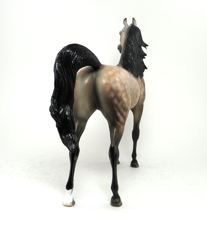 LEGACY - OOAK BUCKSKIN ARABIAN MODEL HORSE - 10/7
