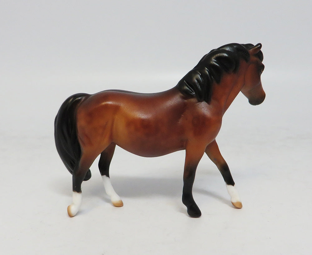 SUGAR LOAF - OOAK DAPPLE BAY PONY CHIP BY JULIE SUPER BOWL SALE 2018