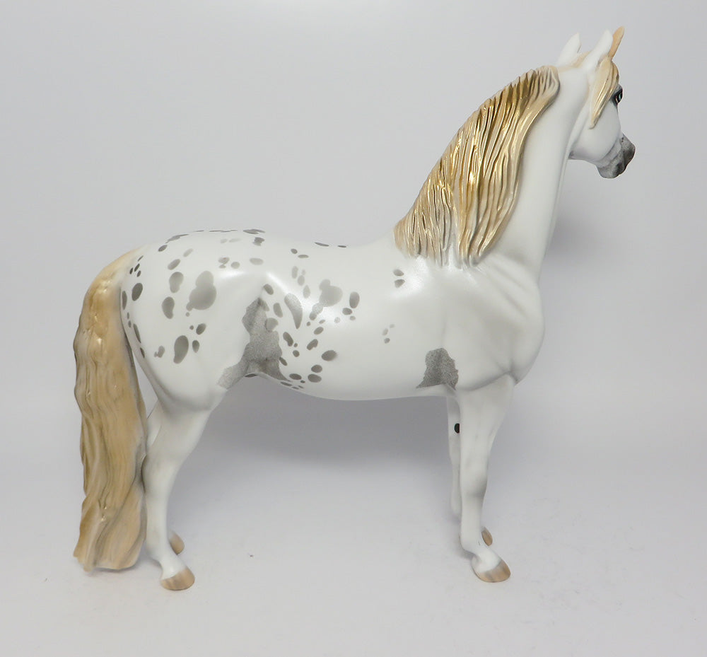 XANTHO- OOAK BLUE ROAN APPALOOSA UNICORN MODEL HORSE EQ 2017