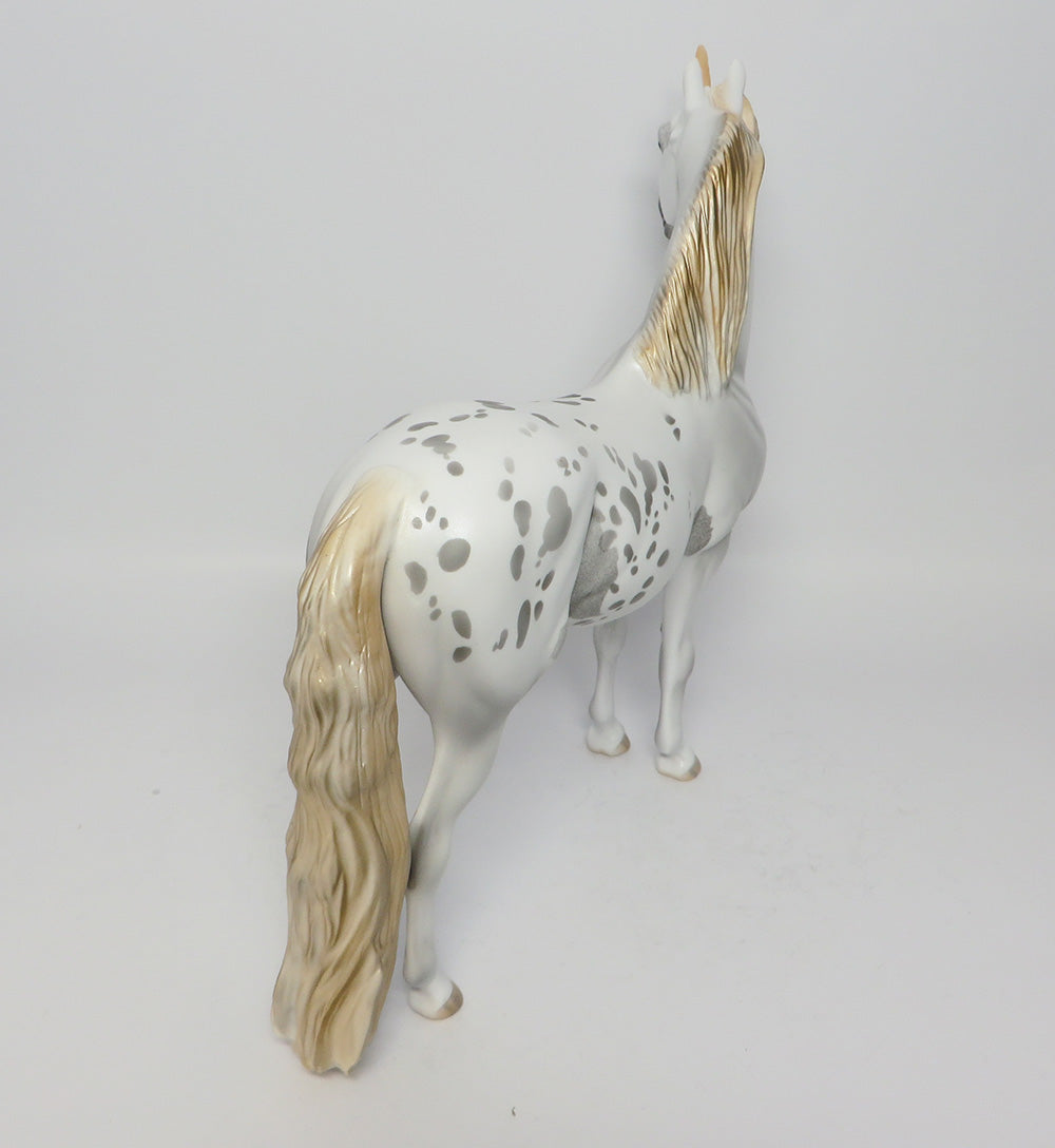 XANTHO- OOAK BLUE ROAN APPALOOSA UNICORN MODEL HORSE EQ 2017