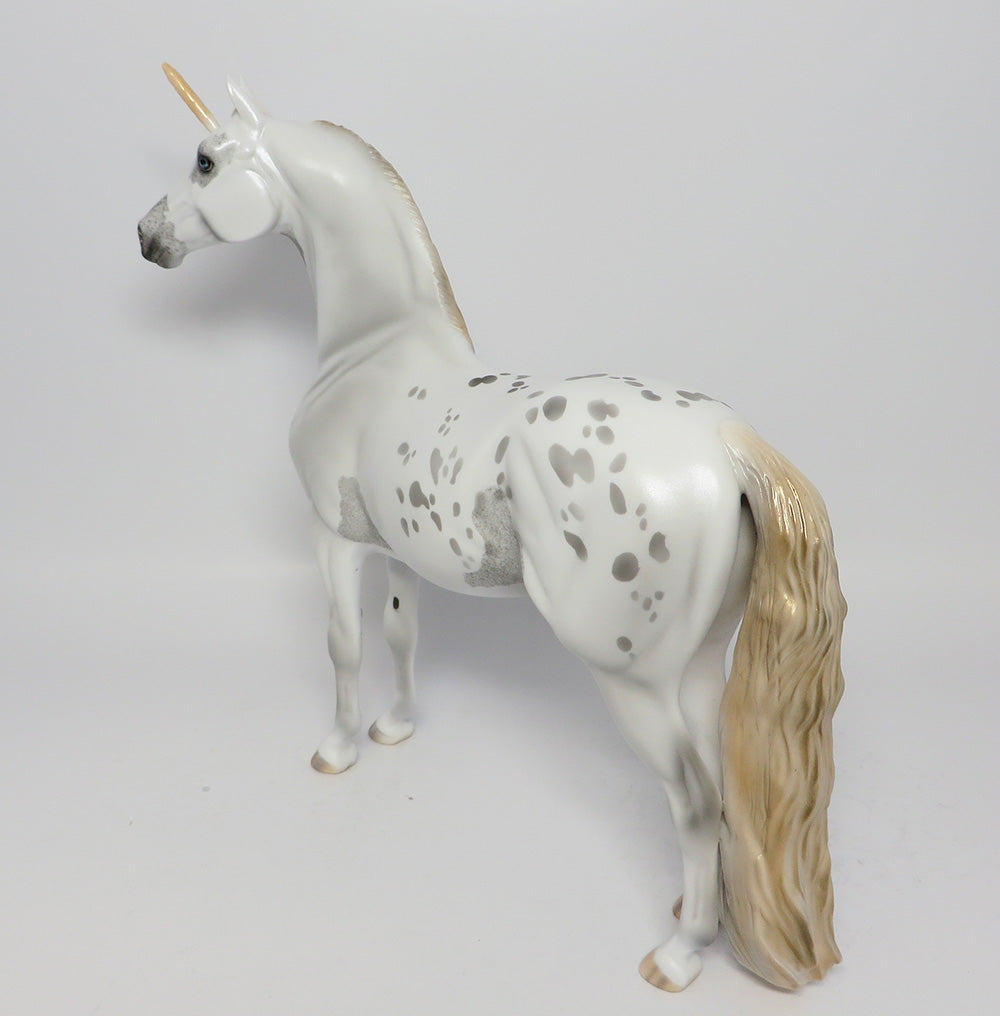 XANTHO- OOAK BLUE ROAN APPALOOSA UNICORN MODEL HORSE EQ 2017
