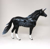 SPIDER - OOAK SPANISH MUSTANG MODEL HORSE - HALLOWEEN DECORATOR UNICORN - 10/30
