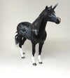 SPIDER - OOAK SPANISH MUSTANG MODEL HORSE - HALLOWEEN DECORATOR UNICORN - 10/30