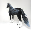 SPIDER - OOAK SPANISH MUSTANG MODEL HORSE - HALLOWEEN DECORATOR UNICORN - 10/30