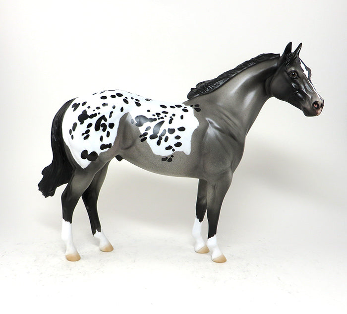SKIP THE SPOTS - OOAK APPALOOSA MODEL HORSE - ISH - 10/30
