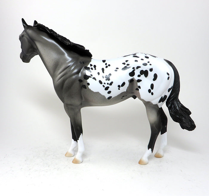 SKIP THE SPOTS - OOAK APPALOOSA MODEL HORSE - ISH - 10/30