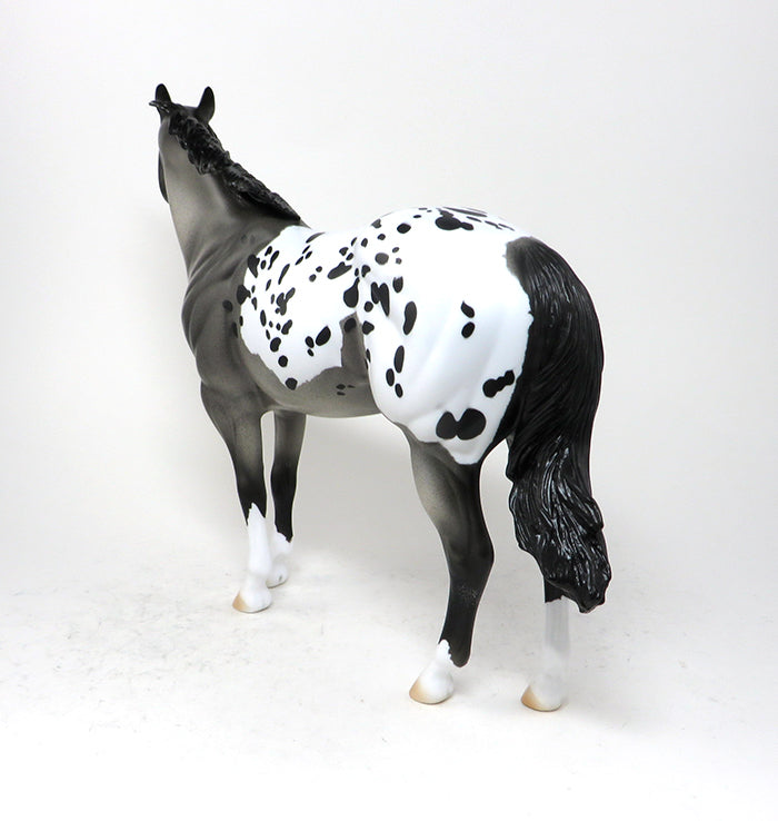 SKIP THE SPOTS - OOAK APPALOOSA MODEL HORSE - ISH - 10/30