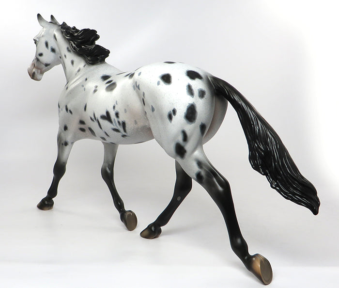 BOLENO-OOAK LOUD APPALOOSA PALOUSE MODEL HORSE 8/29