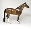 DOZER - OOAK SOOTY BUCKSKIN PAINT SPANISH MUSTANG MODEL HORSE - 11/6