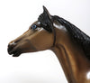 DOZER - OOAK SOOTY BUCKSKIN PAINT SPANISH MUSTANG MODEL HORSE - 11/6