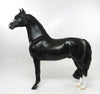 RAVEN&#39;S VIOLET-OOAK BLACK ISH MODEL HORSE 8/25