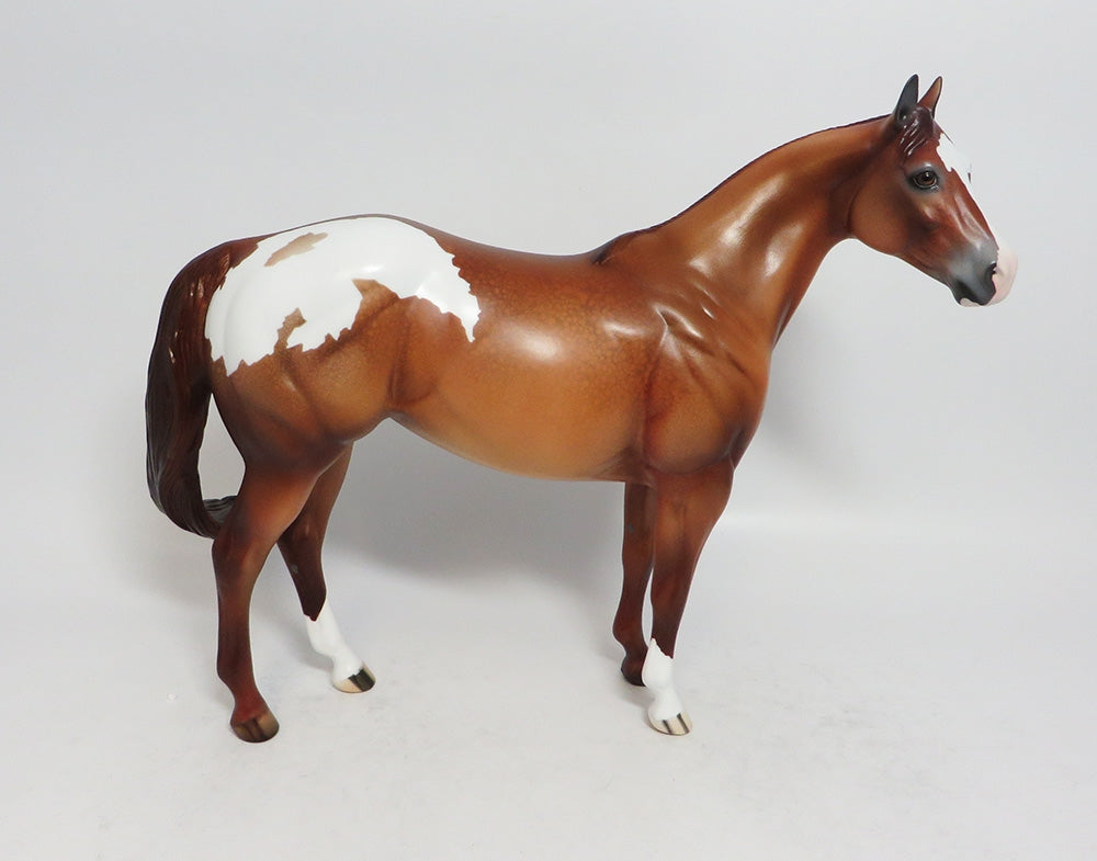 MACE-LE-3 CHESTNUT PAINT ISH CUSTOM MANE AND TAIL MODEL HORSE SUPER BOWL SALE 2018